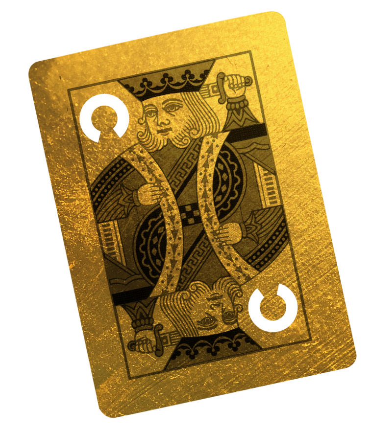 escape room riddle on a poker card