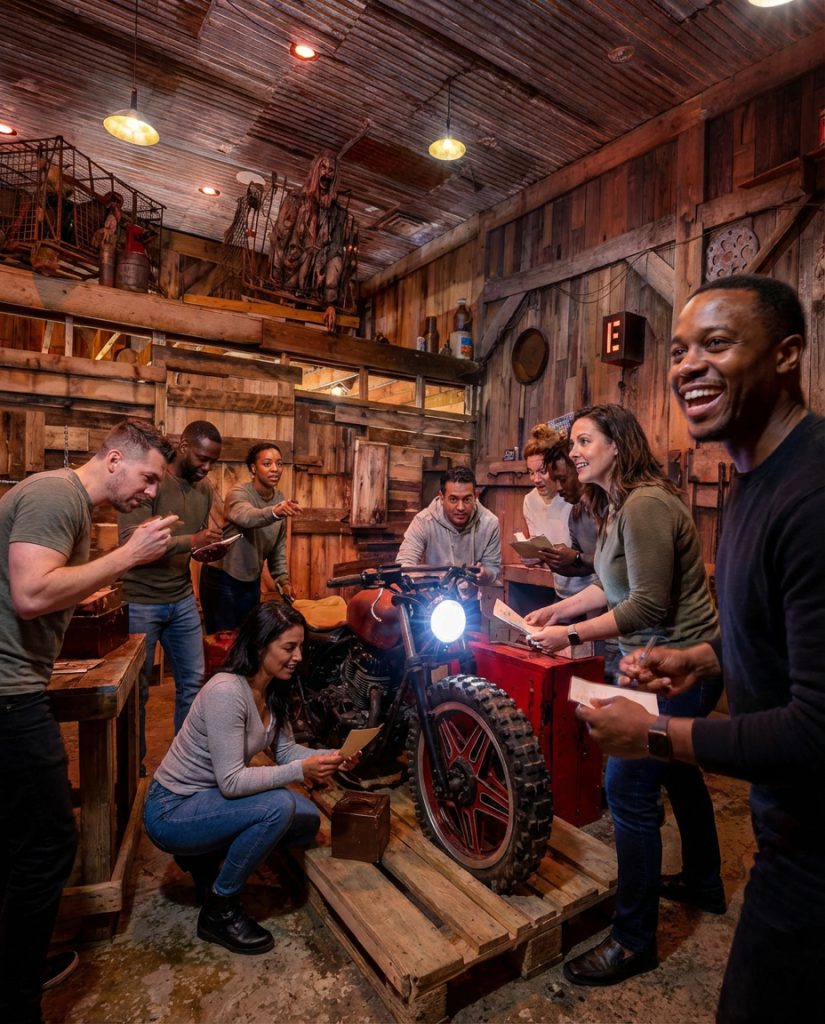 paniq escape room los angeles zombie escape room team building activity