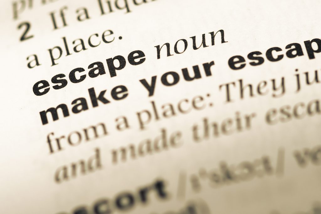 escape room dictionary word definition make your escape old words